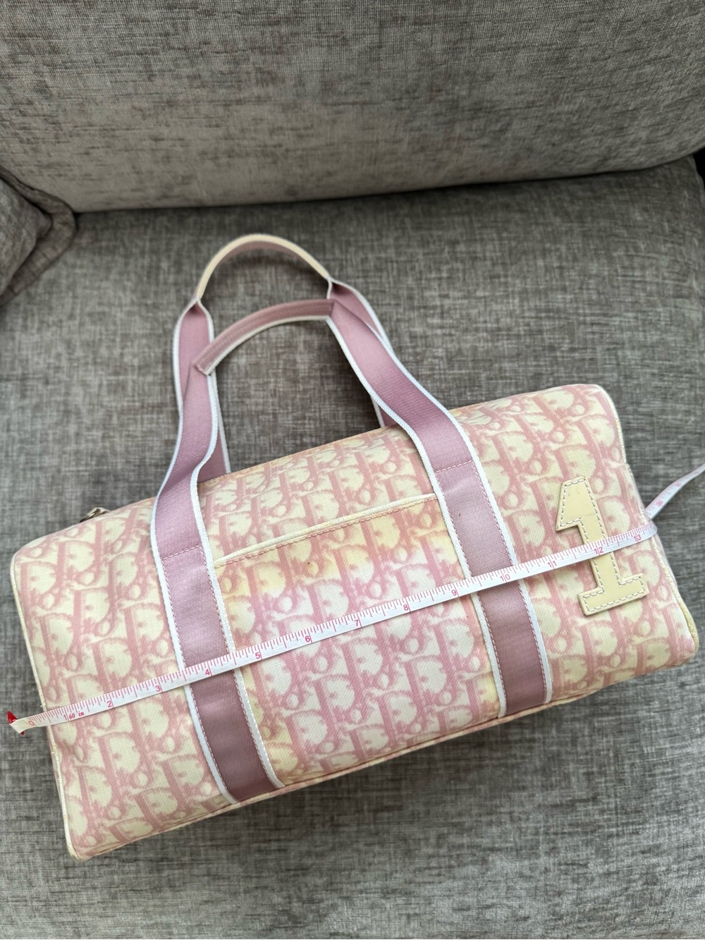 Vintage Christian Dior Pink Trotter No. 1 Boston Bag Y2K Galliano Era - Picture 4 of 16